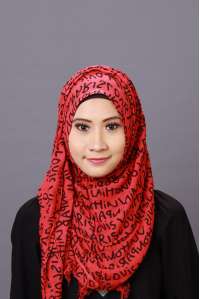 Pasmina Paris Alphabet Red
